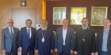 سفير روسيا في لبنان  يتفقّد كنيسة سيدة الفرح  ذات الطابع المعماري الروسي  في زحلة…