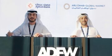 مصرف عجمان يوقّع مذكرة تفاهم  مع سوق أبو ظبي العالمي  مساهمة في انجاح بيئتها الإستثمارية…