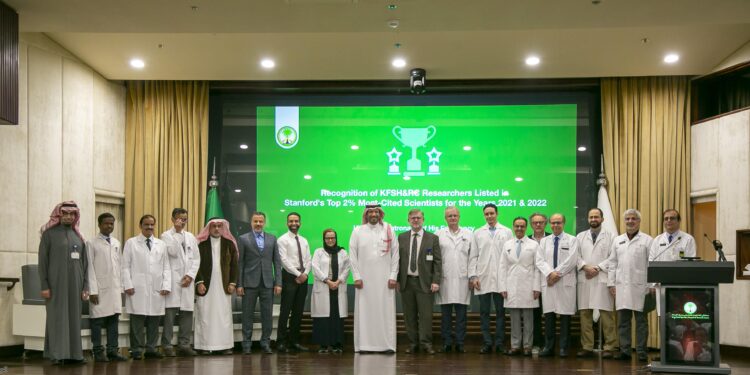 25 عالماً من “التخصّصي” ومركز الأبحاث يصلون الى العالمية بفضل ابحاثهم… جامعة Stanford الأميركية تنوّه ومستشفى الملك فيصل يُكرّم…