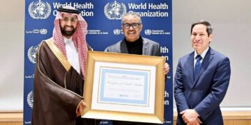 WHO تمنح هيئة الدواء والغذاء السعودية شهادة الإعتراف بخلو المنتجات الغذائية في المملكة من الدهون المتحوّلة الإصطناعية…