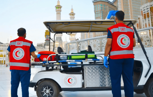 الهلال الأحمر السعودي يُنقذ معتمراً بنغلاديشياً في الحرم المكيمن موت محتّمويُطالب بالإبلاغ عن أي حالة طارئة…