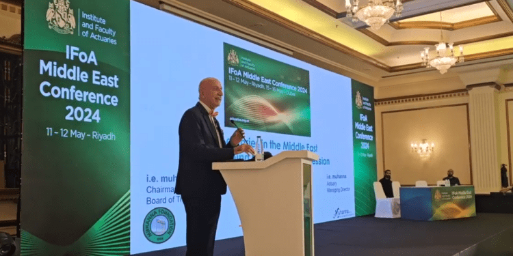 في محاضرة له وعَرْضخلال “مؤتمر الشرق الأوسط 2024..”ابراهيم مهنا قدّم تحليلاً ثاقباًللمشهد الإكتواري الدوليوشدّد على تدريس المهنة في الجامعات…