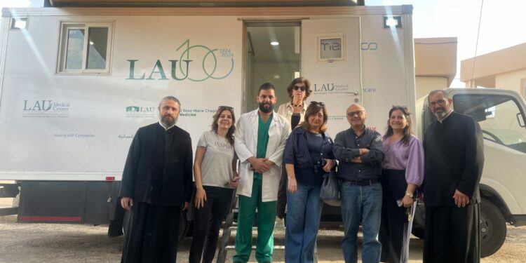 عيادة متنقلة مدة 6 أشهرلمركَزَيْن طبييَيْن للجامعة اللبنانية-الأميركيةفي 26 بلدة لبنانية…