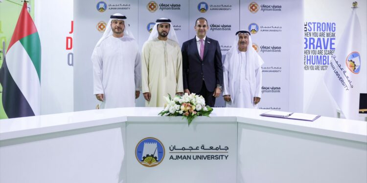 مصرف عجمان وجامعة عجمان يُطلقان صندوق منحة لدعم الطلبة الإماراتيين الموهوبين…