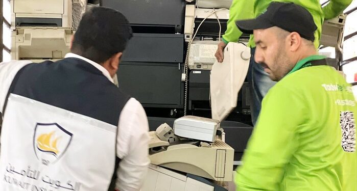 في خطوة سبقت فيهاالكثير من الشركات…“الكويت للتأمين” تدوّر النفايات الإلكترونيةلترسيخ مبادئ الإستدامة البيئية…