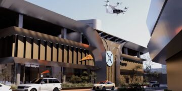 أول مطار عمودي في دبيلنقل لركاب جواً نهاية 2025…