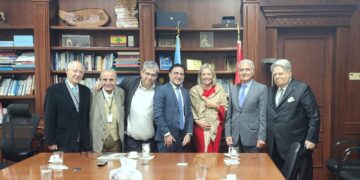 وفد من MIDEL يزور سفيرة الأمم المتحدة في لبنان..  د. زمكحل: “وقف النار في  2024 و انتخاب الرئيس في 2025” …