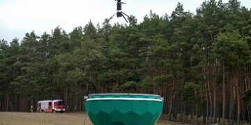 شركات إعادة التأمين هي الرابح الأكبر .. كرة “غولف” ضخمة صناعة المانية تتعقّب الحرائق و”تصطادها” بمسيرات!