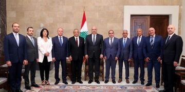 أعضاء مجلس مصرف الإسكان في بعبدا شاكرين للرئيس الدعم والإستقرار ورفع سقف القرض.. عون لحبيب: جهدكم جبّار ومستعدون للمساعدة لزيادة القروض.. رئيس مصرف الإسكان يزور سيد بكركي ويطلعه على انجازات المصرف..