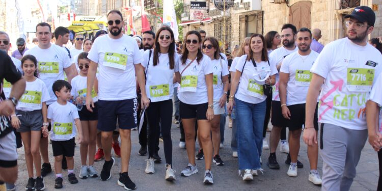 فريق من "أمانة" للتأمينشارك في ماراتون بيروت في جونيهحيث أُقيم هذا العام..