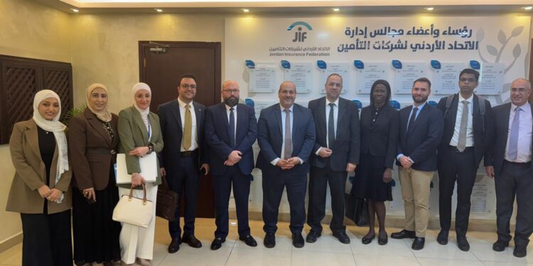 خبراء دوليون وممثلو البنك المركزي و UNDPوشركات التأمين التكافلي لجنة تأمين الحريق والحوادث العامة في الاتحاد الأردني لشركات التأمينتبحث مشروع التأمين الزراعي وإمكانيات توفيره في السوق الأردني