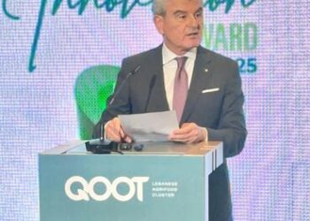 ممثّلاً رئيس الحكومة باحتفال Qootلتوزيع جوائز الابتكار في صناعة الغذاءعيسى الخوري:"مستقبل لبنانيُبنى بالشراكة والمعرفة والتطوير"