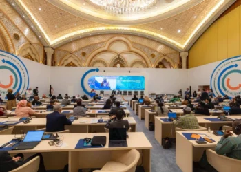 عيسى الخوري في الرياض يلقي كلمة لبنان في يونيدو"العلاقات مع السعودية وثيقة وتاريخية"