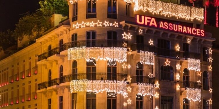 UFA تُنير بأضوائها ساحة الشهداءوتحتفل مع شركائها بوداع عام واستقبال 2026