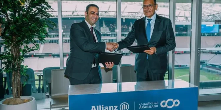 تجديد التعاون لخمس سنواتفي مجال التأمين المصرفيبين "أليانز للتأمين على الحياة"و بين"البنك العربي"في فرعيهما بمصر..