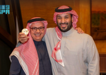 ولي العهد السعودي يستقبل الفائز بـ«نوبل» عمر ياغي