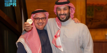 ولي العهد السعودي يستقبل الفائز بـ«نوبل» عمر ياغي