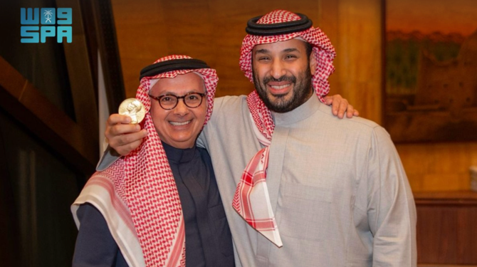 ولي العهد السعودي يستقبل الفائز بـ«نوبل» عمر ياغي