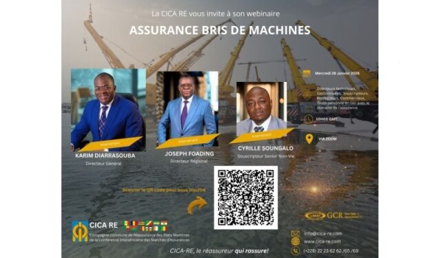 "تأمين أعطال الآلات"عنوان ندوة إفتراضية لـ CICA-RE...