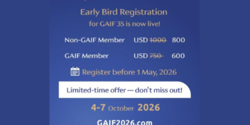 اللجنة التنظيمية للـ GAIF 35 تجدّد الدعوة للتسجيل المبكر في المؤتمر للإستفادة من الرسوم المخفّضة…