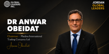 Global Leaders تختار من الأردن د. أنور عبيدات: مسيرة مهنية “تضج” بالإنجازات والمبادرات وخبرات متقدمة في تكنولوجيا الرعاية الصحية