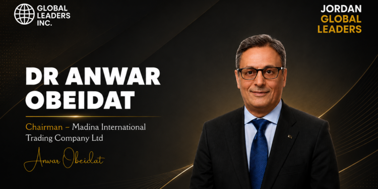Global Leaders تختار من الأردند. أنور عبيدات: مسيرة مهنية "تضج"بالإنجازات والمبادرات وخبرات متقدمةفي تكنولوجيا الرعاية الصحية