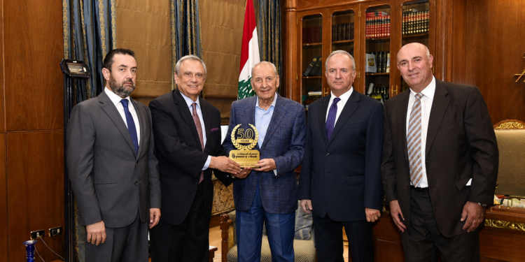 حبيب يسلّم برّي اليوبيل الذهبي لمصرف الإسكانويعلن عن مشروع إسكاني إنمائي جديديواكب حاجات المرحلة