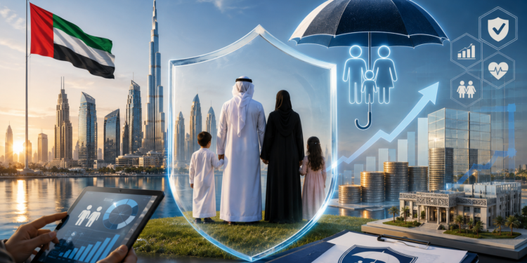 "التأمين على الحياة" في دولة الإماراتفي الطريق الى الهيمنة خليجياً جراءتطبيق نظام المعاشات إلزامياًوزيادة إقبال الوافدين اليها...