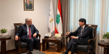 عيسى الخوري وكنجي بحثا في آفاق التعاون الصناعي بين لبنان وطوكيو