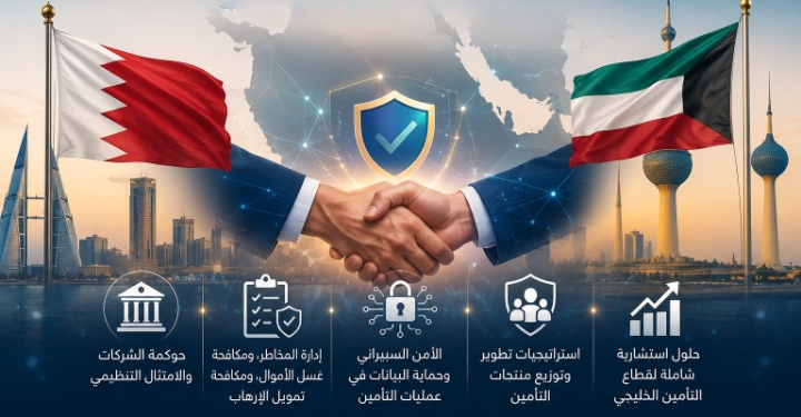 تحالف بحريني–كويتي لدعم الحوكمة وإدارة المخاطر في قطاع التأمين الخليجي