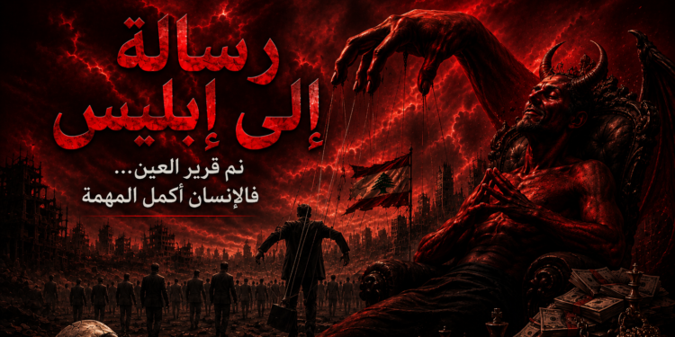 رسالة إلى إبليس:نم قرير العين...فالإنسان أكمل المهمة
