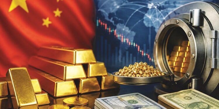 الصين تكدس الذهببدلاً من الدولار..اشترت 88 طناً في شهرين
