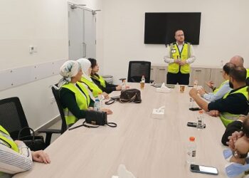 منطقة الشحن الجوي في مطار الملكة علياء الدولي...وجهة فعاليات اليوم المفتوح السادس للتأمين البحريالذي نظمه الاتحاد الأردني لشركات التأمين