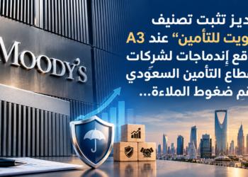 موديز تثبت تصنيفالكويت للتأمين" عند" A3و تتوقّع إندماجات لشركاتفي قطاع التأمين السعوديلتفاقم ضغوط الملاءة...