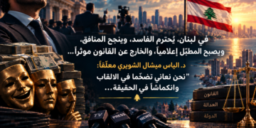 في لبنان، يُحترم الفاسد، وينجح المنافق، ويصبح المطبّل إعلامياً، والخارج عن القانون مؤثراً… د. الياس ميشال الشويري معلّقاً: “نحن نعاني تضخّماً في الالقاب وانكماشاً في الحقيقة…”