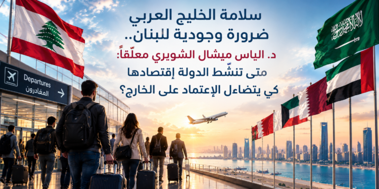 سلامة الخليج العربيضرورة وجودية للبنان..د. الياس ميشال الشويري معلّقاً:متى تنشّط الدولة إقتصادهاكي يتضاءل الإعتماد على الخارج؟